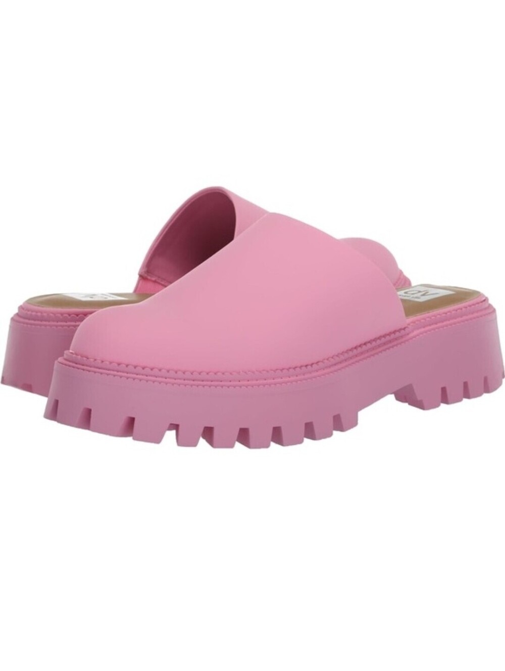 DV Dolce Vita Lexy Bubble Gum Color Chunky Platform Lug Sole Mules Womens 11